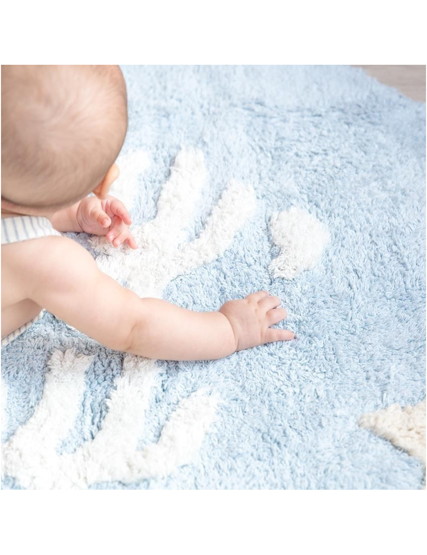 Lorena Canals Dywan bawełniany Baby, you rock!, Mr Wonderful & Lorena Canals Lorena Canals Dywan bawełniany Baby, you rock!, Mr Wonderful & Lorena Canals