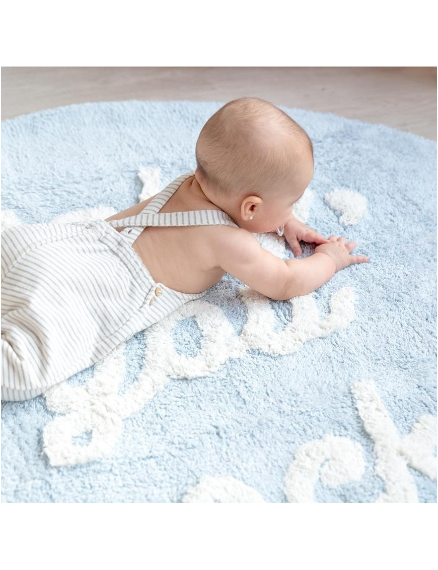 Lorena Canals Dywan bawełniany Baby, you rock!, Mr Wonderful & Lorena Canals Lorena Canals Dywan bawełniany Baby, you rock!, Mr Wonderful & Lorena Canals