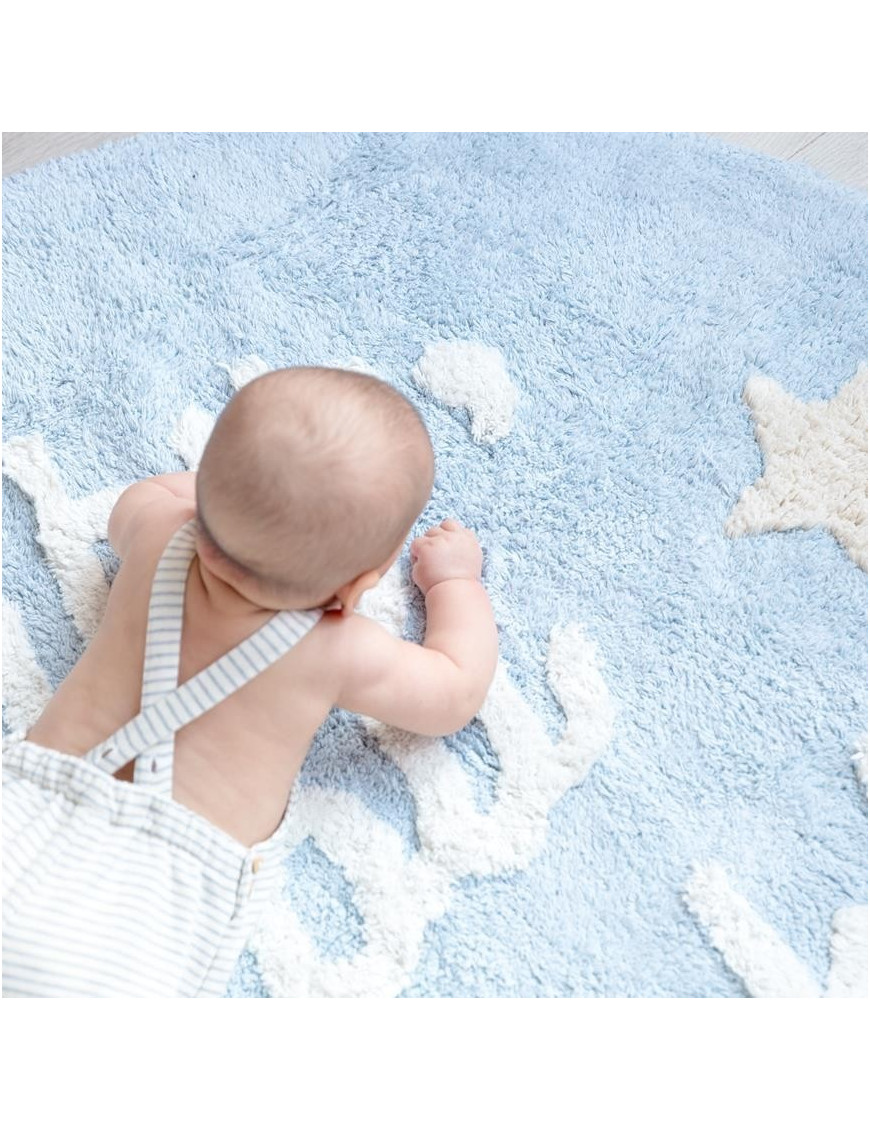 Lorena Canals Dywan bawełniany Baby, you rock!, Mr Wonderful & Lorena Canals Lorena Canals Dywan bawełniany Baby, you rock!, Mr Wonderful & Lorena Canals