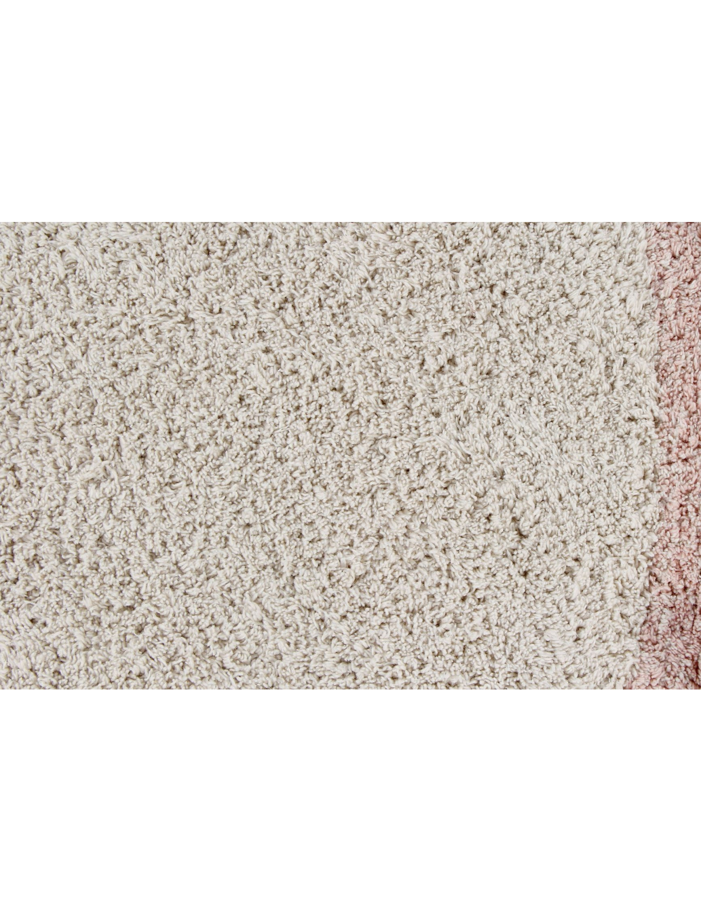 Lorena Canals Dywan bawełniany Bubbly Vintage Nude  Ø 120 cm