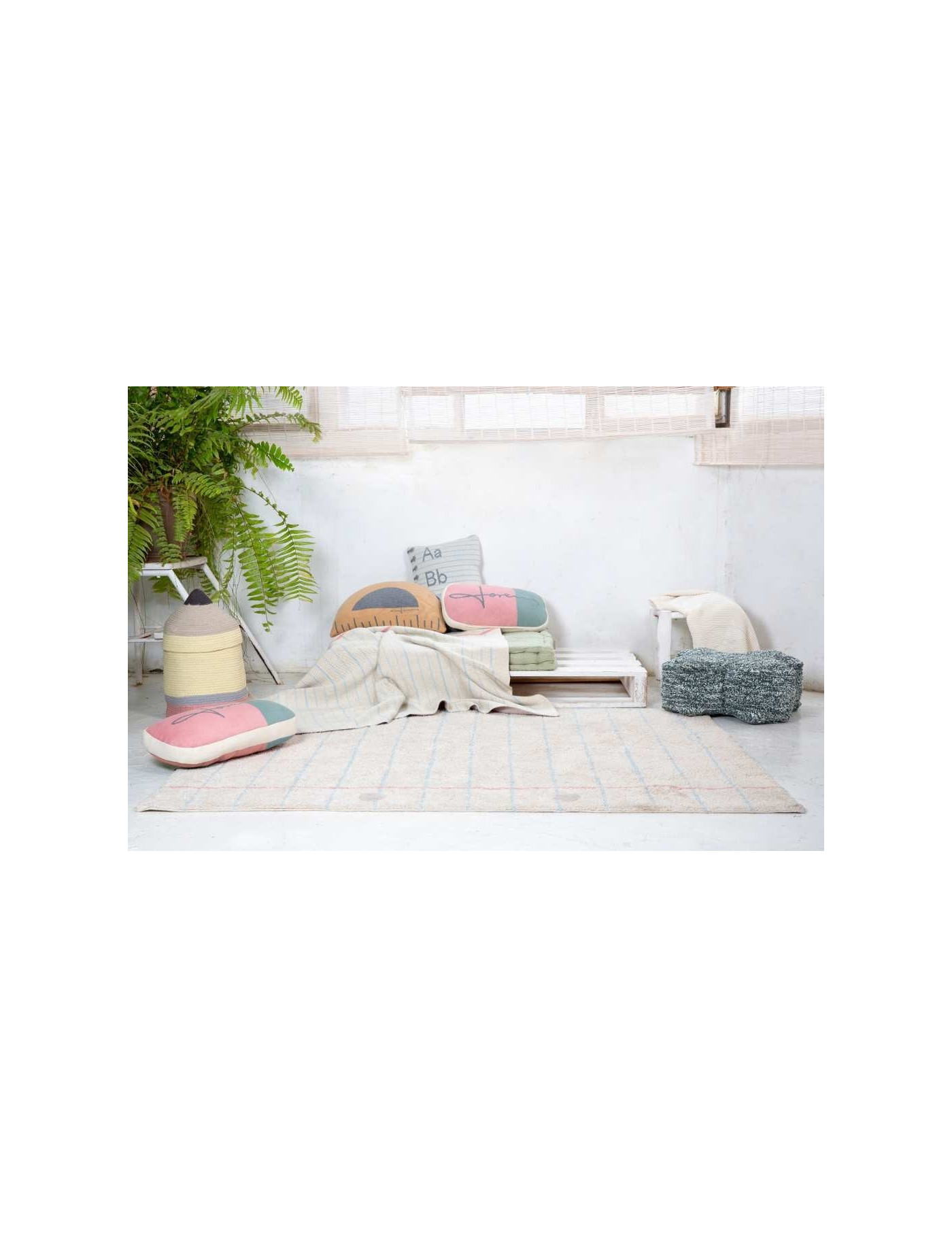Lorena Canals Dywan bawełniany NOTEBOOK 120 x 160 cm Lorena Canals Dywan bawełniany NOTEBOOK 120 x 160 cm