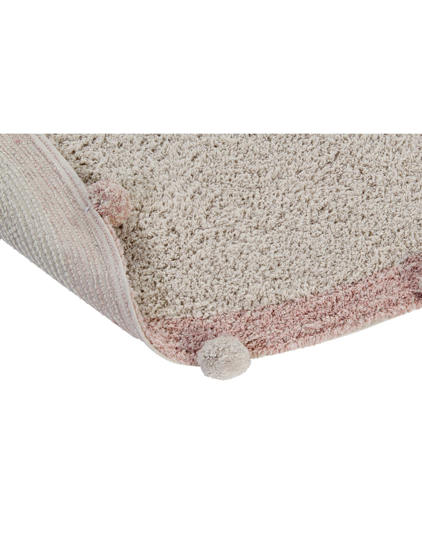 Lorena Canals Dywan bawełniany Bubbly Vintage Nude  Ø 120 cm