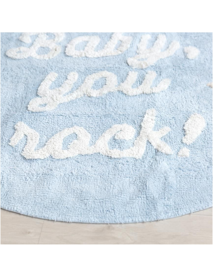 Lorena Canals Dywan bawełniany Baby, you rock!, Mr Wonderful & Lorena Canals Lorena Canals Dywan bawełniany Baby, you rock!, Mr Wonderful & Lorena Canals