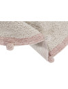 Lorena Canals Dywan bawełniany Bubbly Vintage Nude  Ø 120 cm