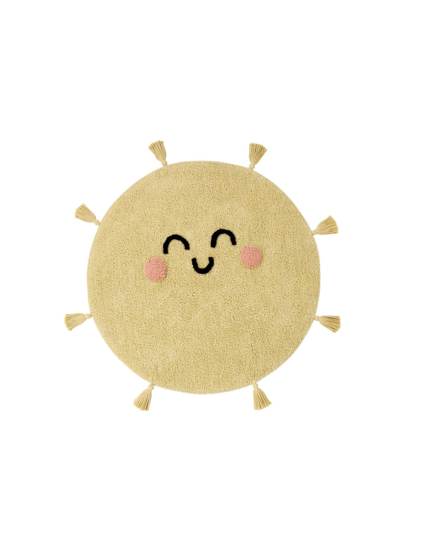 Lorena Canals Dywan bawełniany You're My Sunshine, Mr Wonderful & Lorena Canals Ø100 cm Lorena Canals Dywan bawełniany You're My Sunshine, Mr Wonderful & Lorena Canals Ø100 cm
