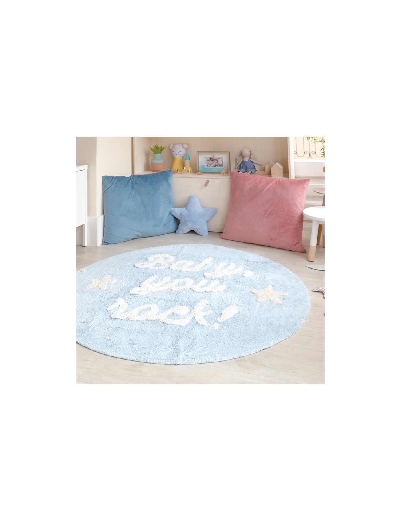 Lorena Canals Dywan bawełniany Baby, you rock!, Mr Wonderful & Lorena Canals Lorena Canals Dywan bawełniany Baby, you rock!, Mr Wonderful & Lorena Canals