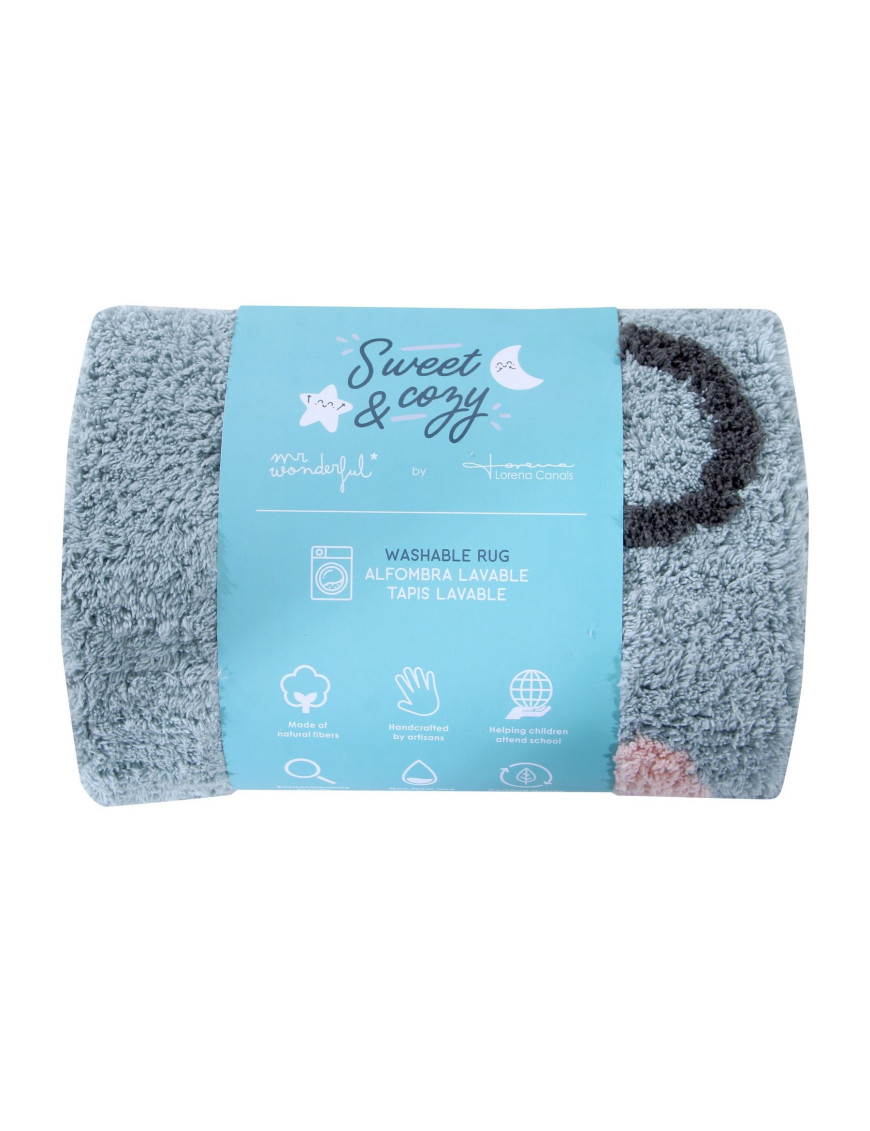 Dywan bawełniany Big Big World Mr Wonderful & Lorena Canals Ø100 cm