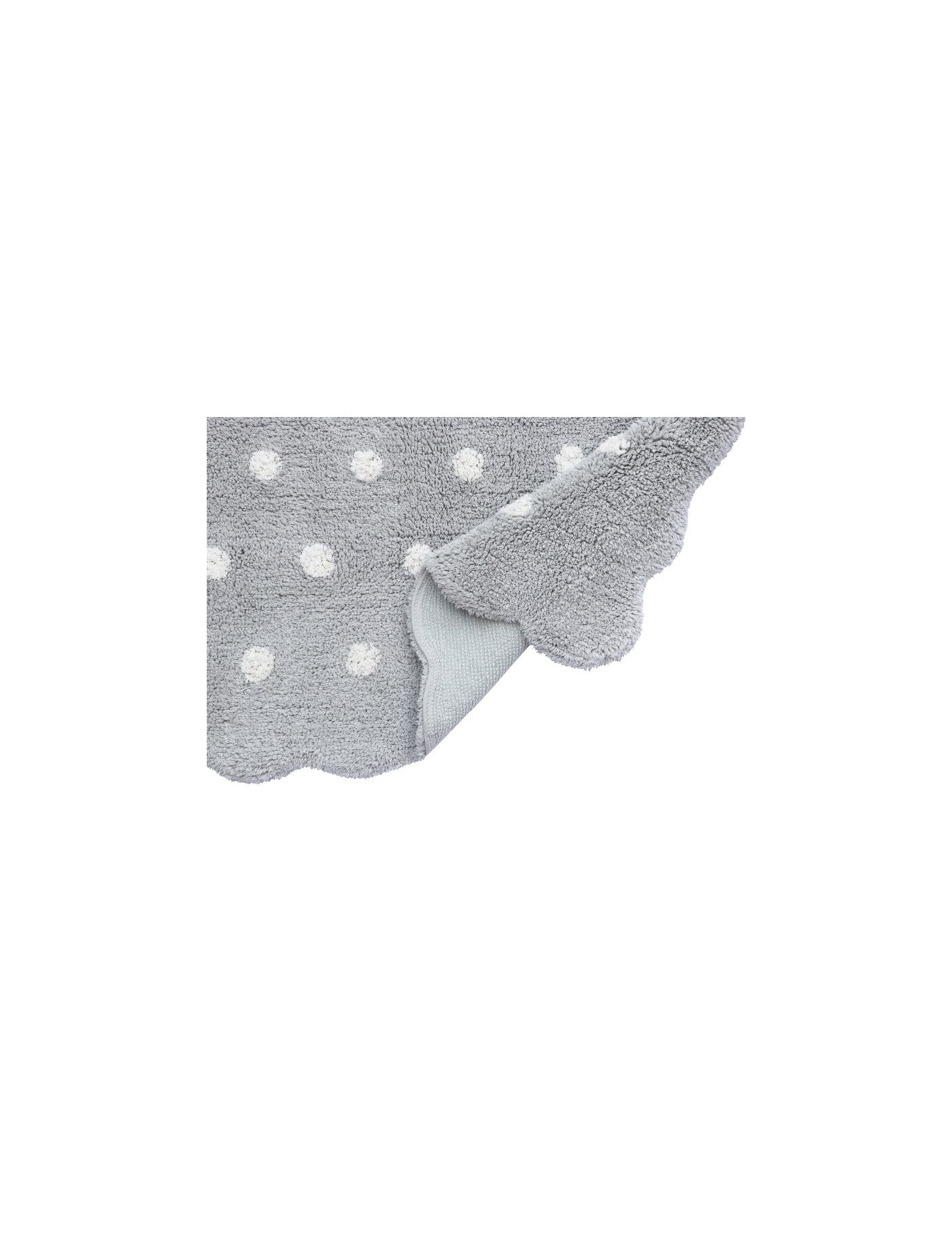 Dywan Bawełniany Mini Biscuit Pearl Grey 70x100 cm Lorena Canals