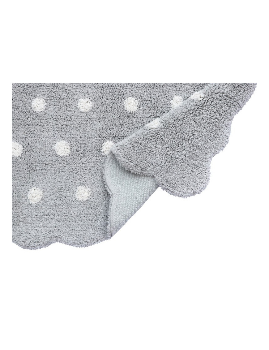 Dywan Bawełniany Mini Biscuit Pearl Grey 70x100 cm Lorena Canals