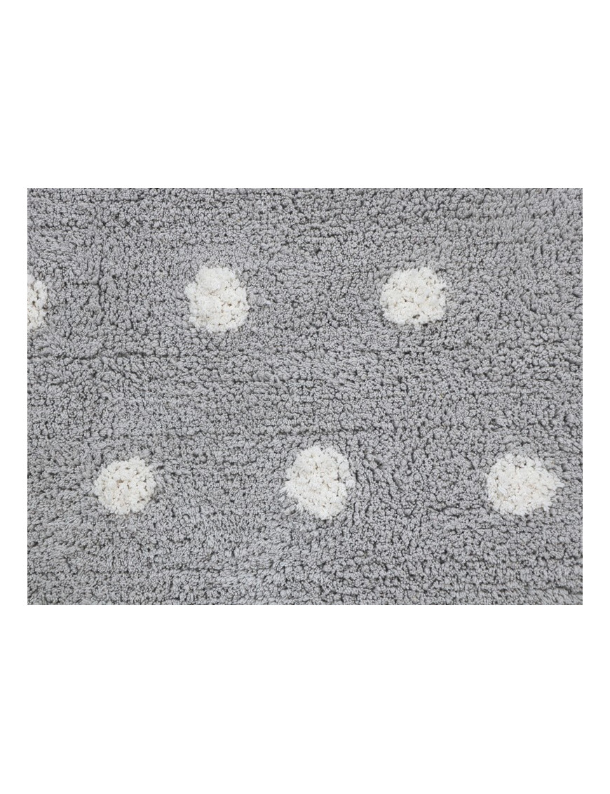 Dywan Bawełniany Mini Biscuit Pearl Grey 70x100 cm Lorena Canals