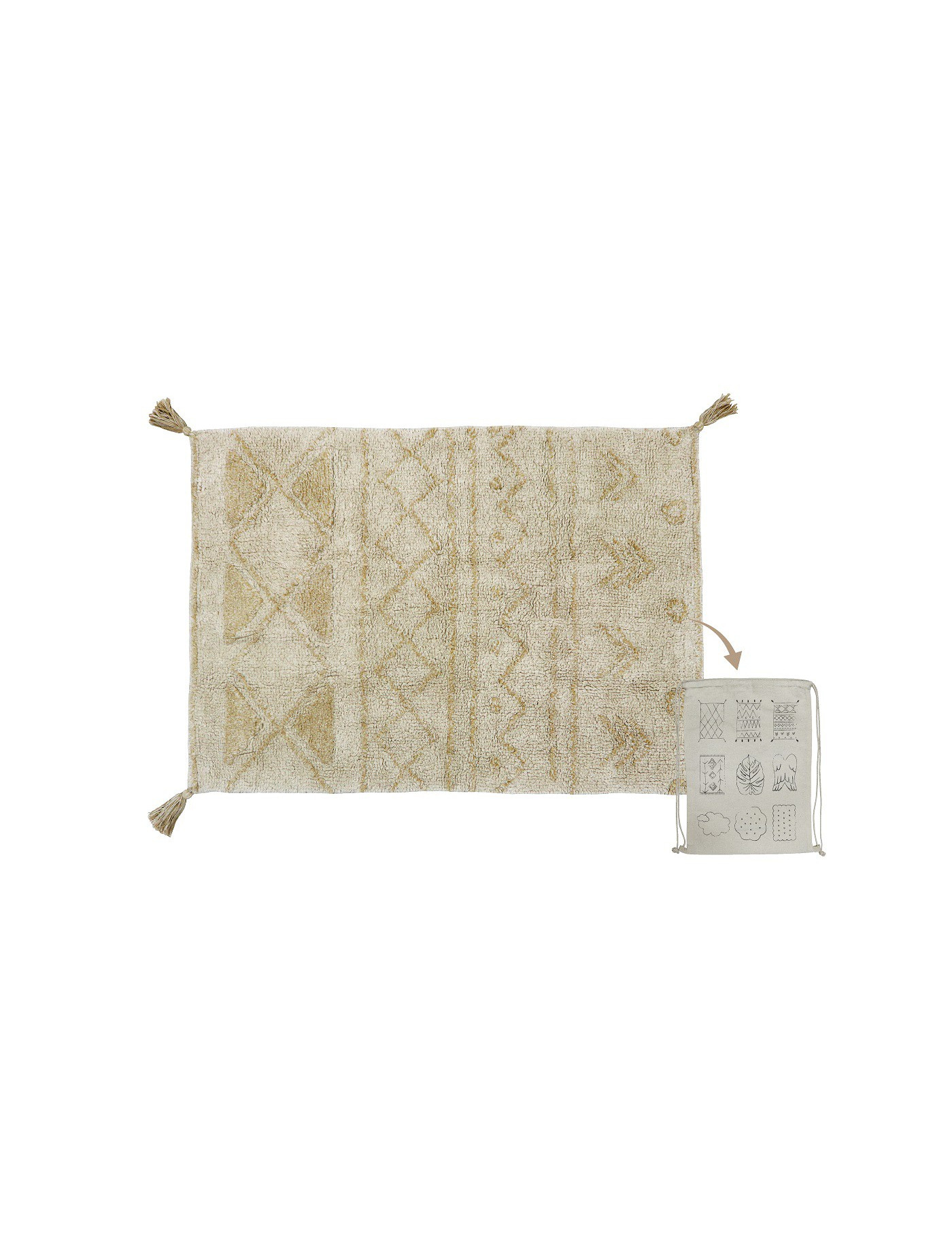 Dywan Bawełniany Mini Tribu 70x100 cm Lorena Canals