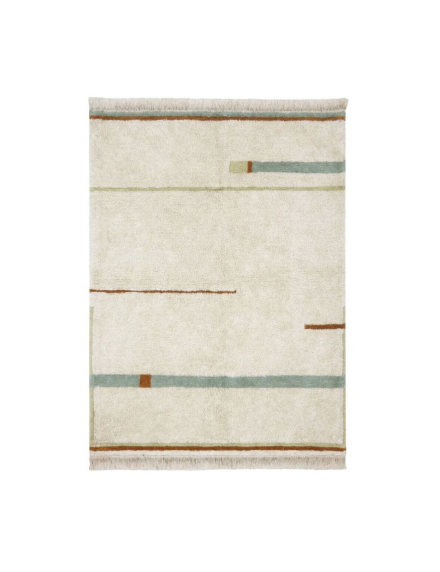 Dywan Bawełniany Lanes Vintage Blue XS 90x130cm Lorena Canals