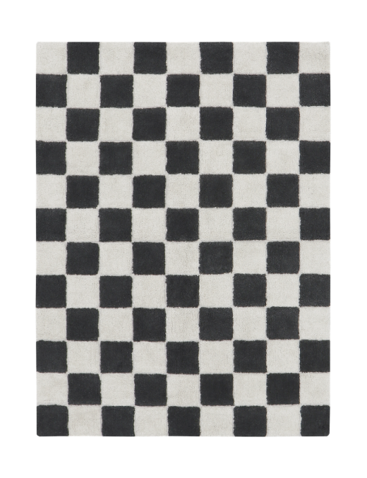 Dywan bawełniany Kitchen Tiles Dark Grey 120x160 cm Lorena Canals
