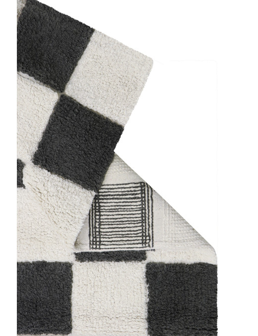 Dywan bawełniany Kitchen Tiles Dark Grey 120x160 cm Lorena Canals