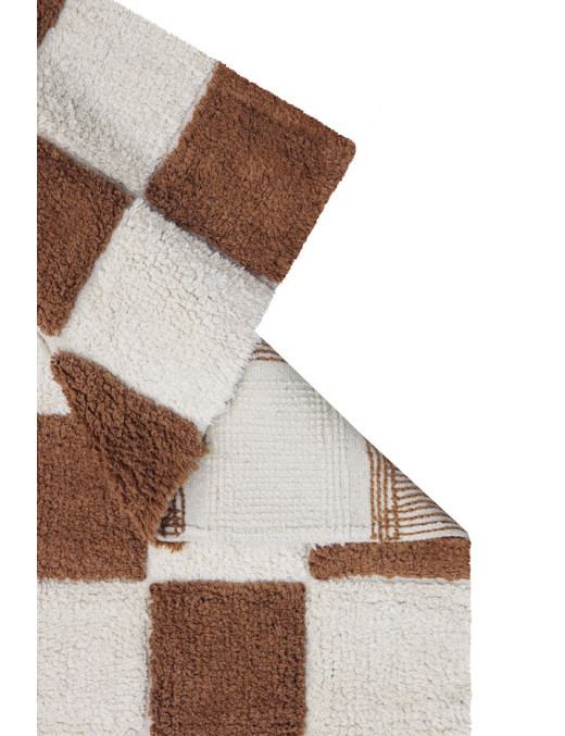 Dywan bawełniany Kitchen Tiles Toffee 120x160 cm Lorena Canals
