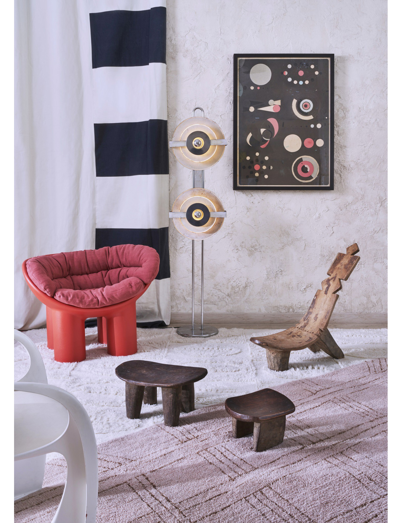 Dywan Wełniany Shuka Dusty Pink 170x240 cm Lorena Canals