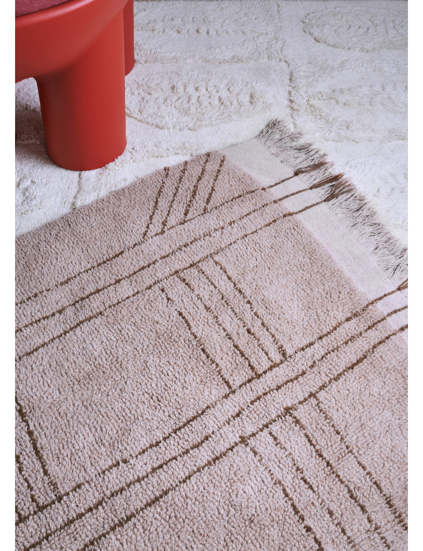 Dywan Wełniany Shuka Dusty Pink 170x240 cm Lorena Canals