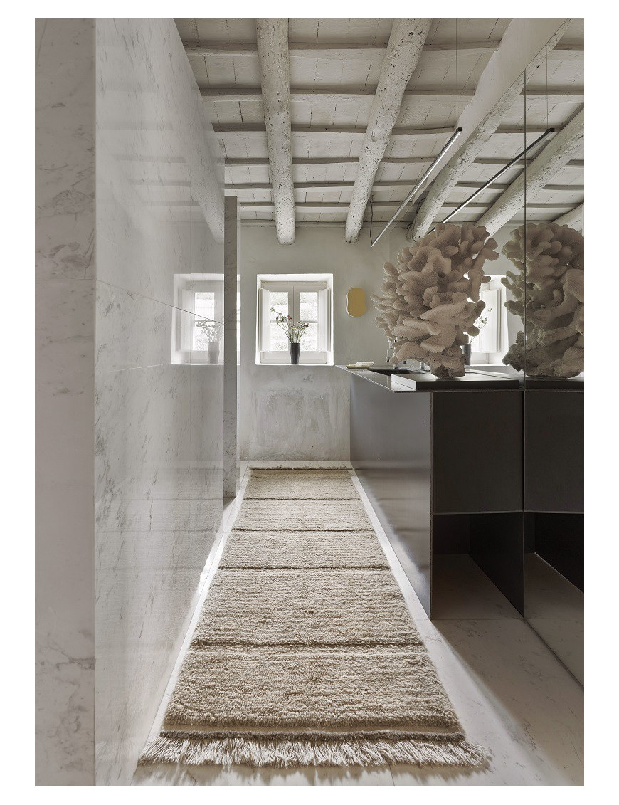 Dywan wełniany Steppe Beige 80x230 cm Lorena Canals