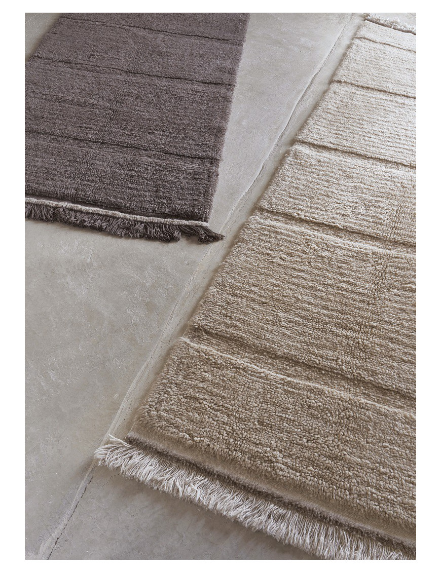 Dywan wełniany Steppe Beige 80x230 cm Lorena Canals