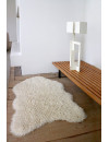 Dywan wełniany Woolly White 75x110 cm Lorena Canals