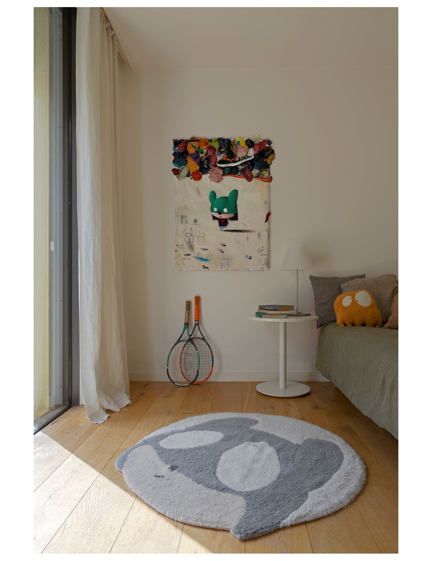 Dywan wełniany Astromouse Ø100 cm Lorena Canals