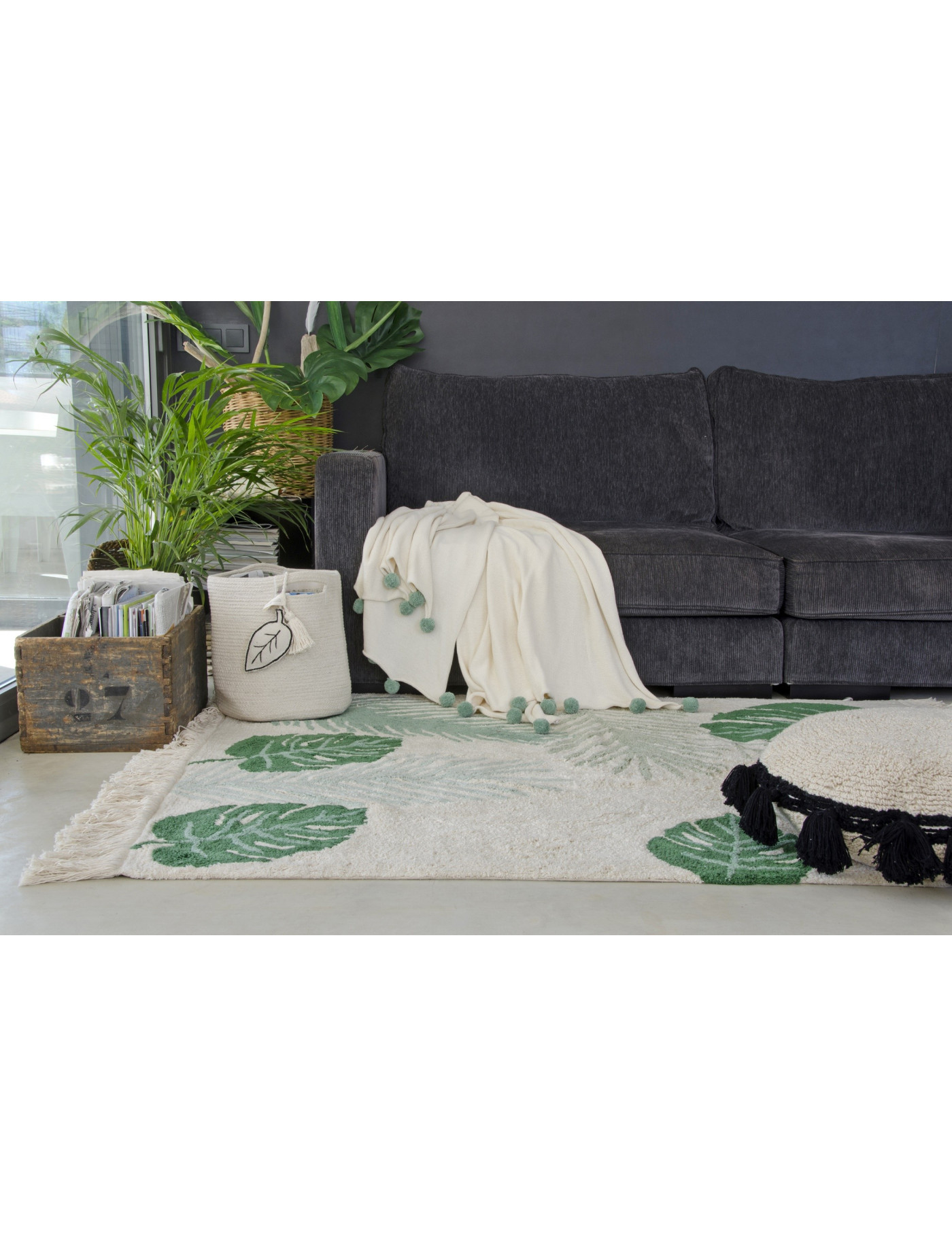 Lorena Canals Poduszka Circle Black