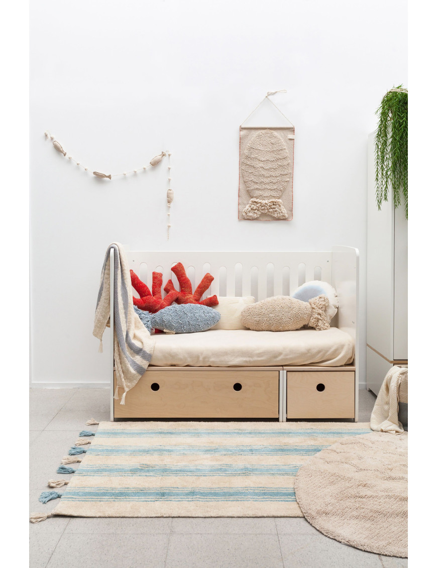 Lorena Canals Poduszka Baby Fish Aqua Blue