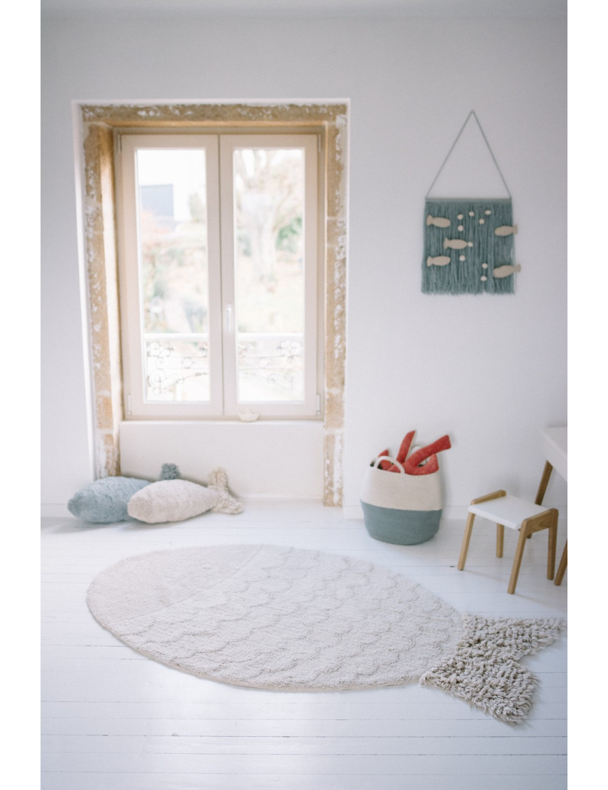 Lorena Canals Poduszka Baby Fish Aqua Blue