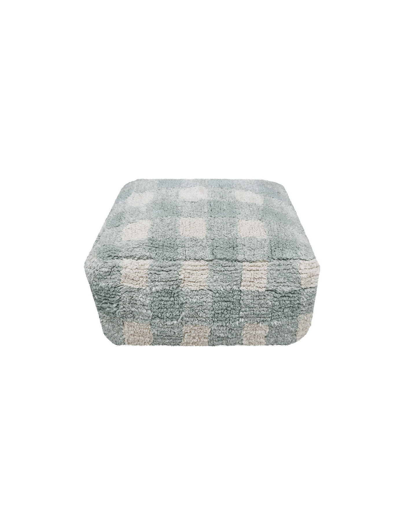 Pufa Vichy Blue Sage Lorena Canals