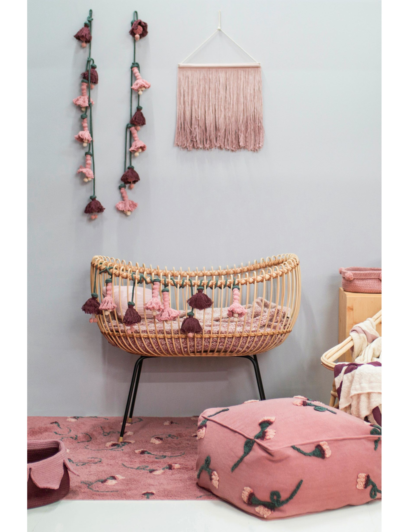 Lorena Canals Pufa English Garden Ash Rose