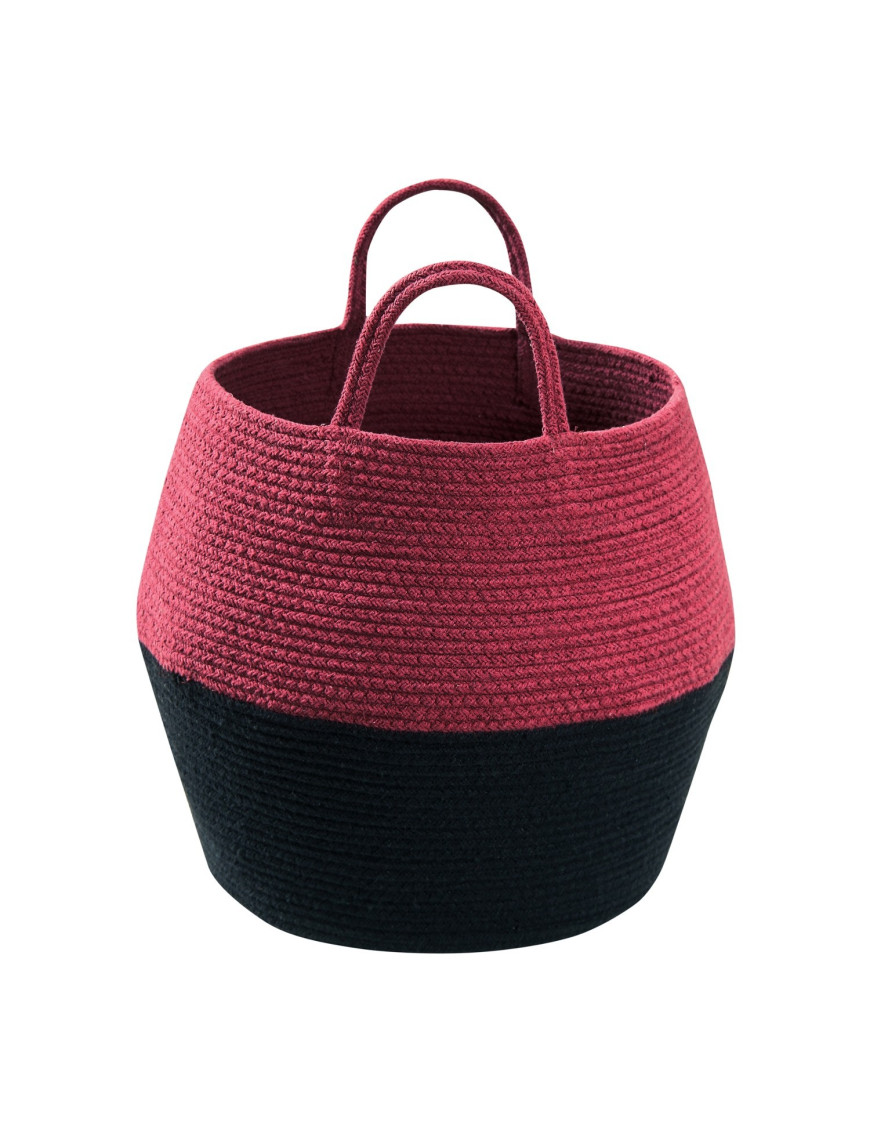 Lorena Canals Kosz dekoracyjny Zoco Black/Aubergine