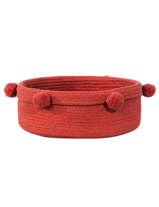 Lorena Canals Kosz dekoracyjny Tray Brick Red