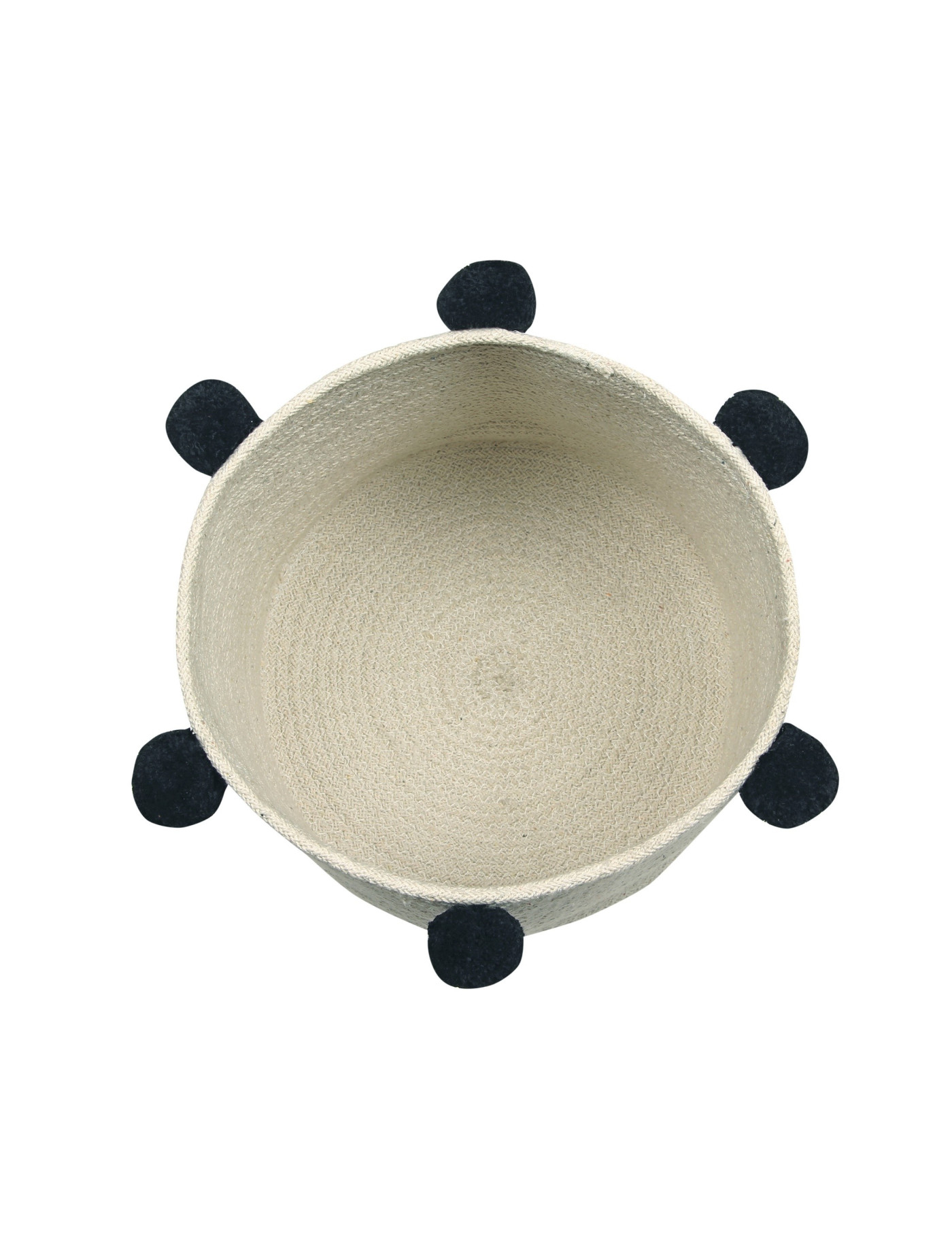 Lorena Canals Kosz dekoracyjny Natural Black Lorena Canals Kosz dekoracyjny Natural Black