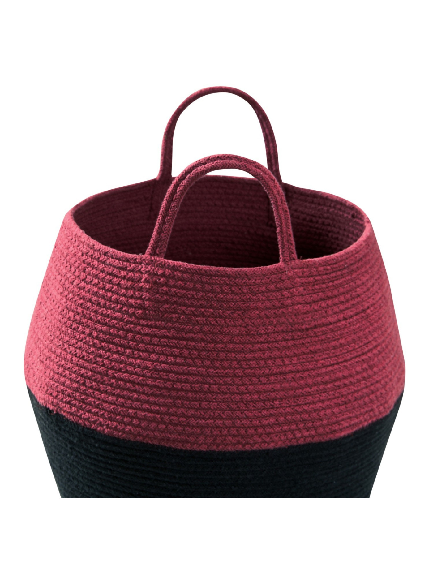 Lorena Canals Kosz dekoracyjny Zoco Black/Aubergine