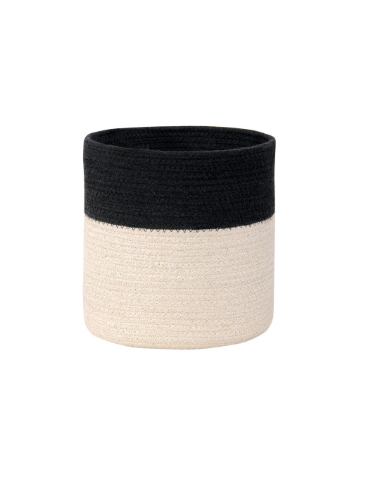 Lorena Canals Kosz dekoracyjny Basket Dual Black Natural