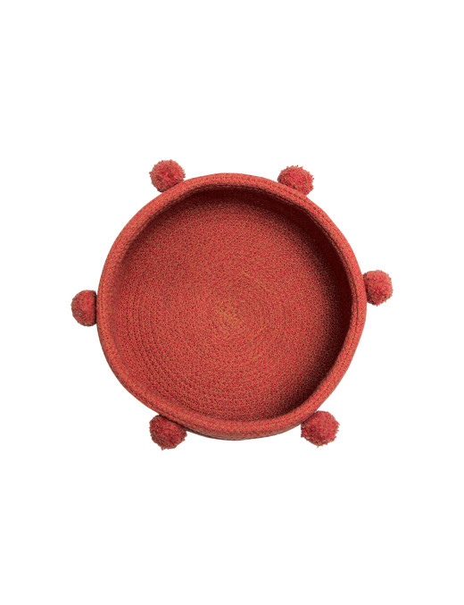 Lorena Canals Kosz dekoracyjny Tray Brick Red