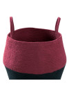 Lorena Canals Kosz dekoracyjny Zoco Black/Aubergine