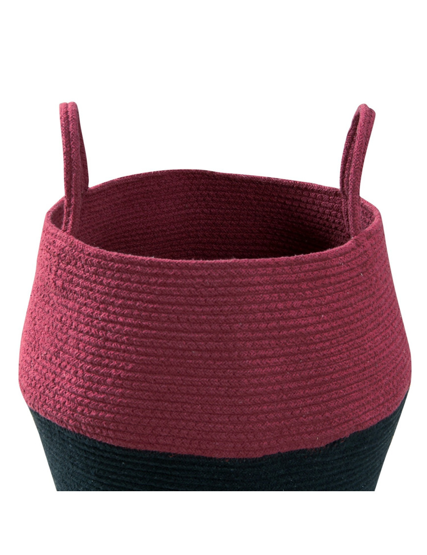 Lorena Canals Kosz dekoracyjny Zoco Black/Aubergine