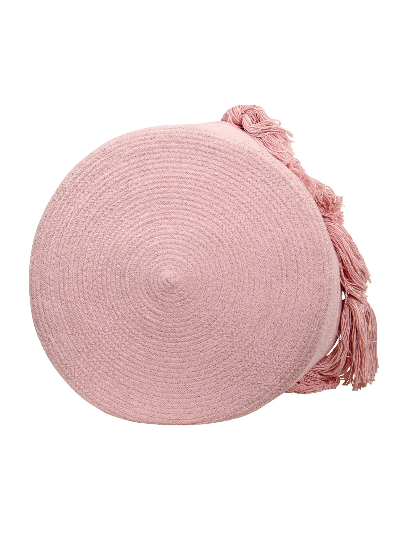 Lorena Canals Kosz dekoracyjny Tassels Pink
