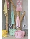 Lorena Canals Kosz dekoracyjny Tassels Pink