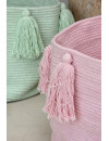 Lorena Canals Kosz dekoracyjny Tassels Pink