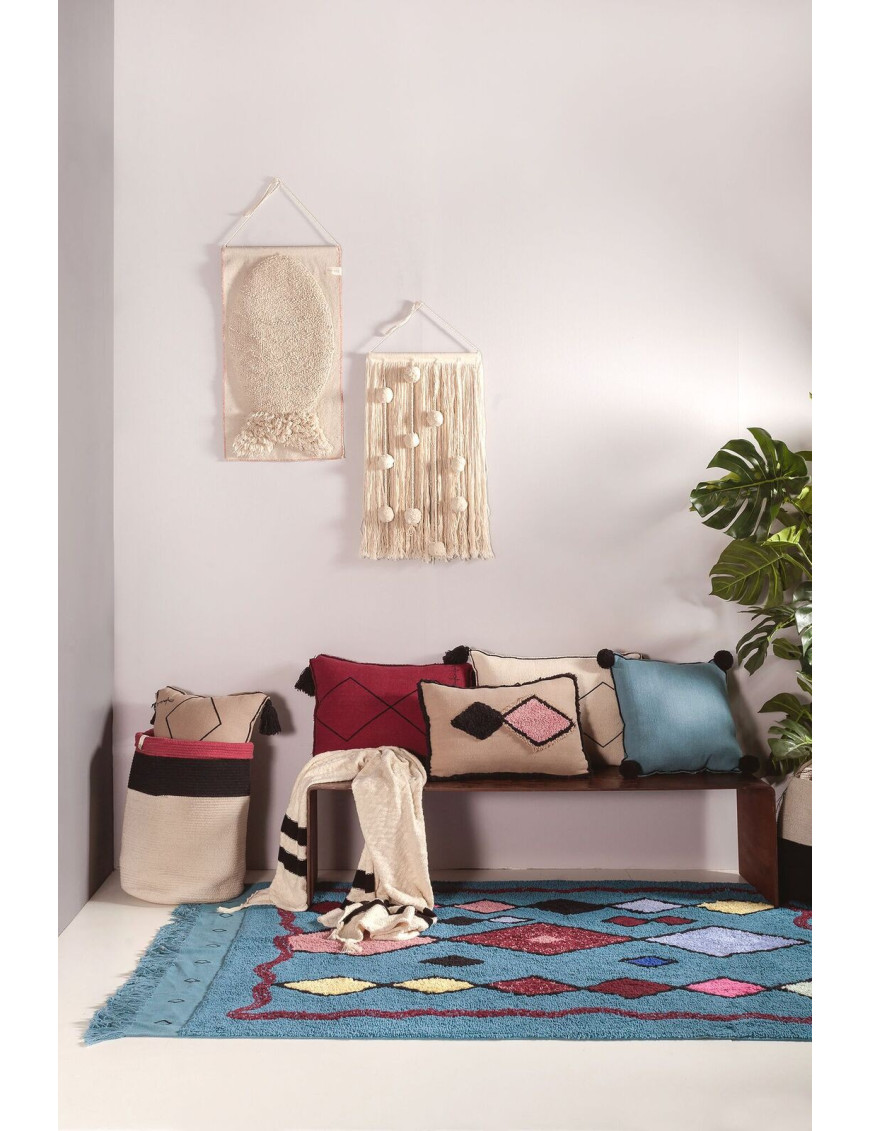 Lorena Canals Kosz dekoracyjny Bazaar Aubergine