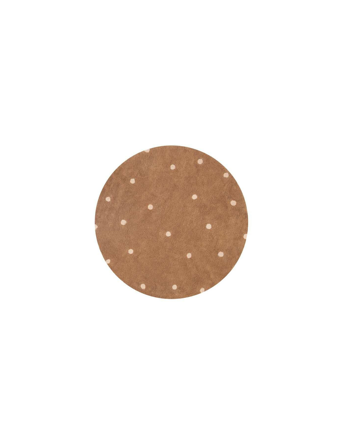 Dywan do prania Round Dot Chestnut 140cm
