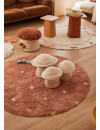 Dywan do prania Round Dot Chestnut 140cm