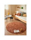 Dywan do prania Round Dot Chestnut 140cm