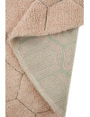 Dywan bawełniany okrągły Ø 140, Round Honeycomb Rose, Plaster Miodu Róż, Planet Bee, Lorena Canals Dywan bawełniany okrągły Ø 140, Round Honeycomb Rose, Plaster Miodu Róż, Planet Bee, Lorena Canals