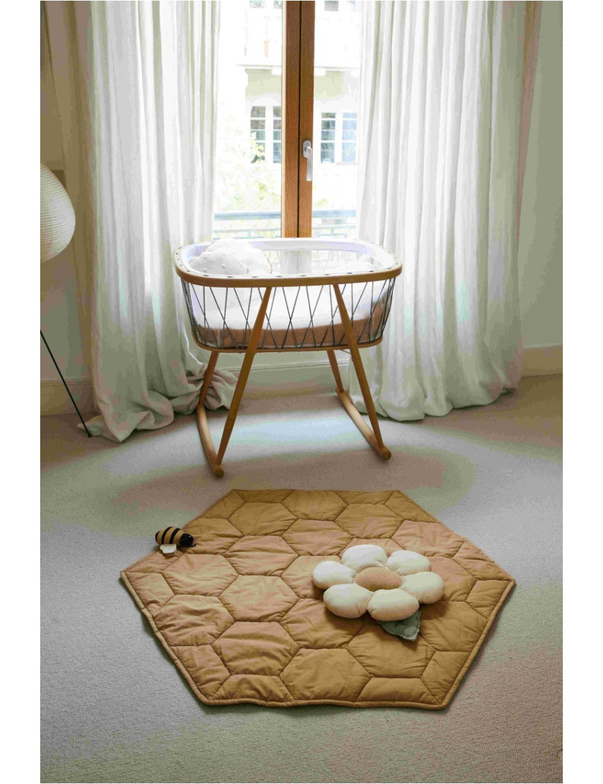 Mata do zabawy Honeycomb 100 x 100 cm, Planet Bee, Lorena Canals