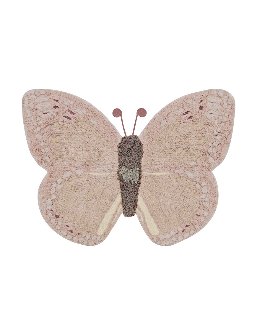 Dywan bawełniany Baby Butterfly, Animal Rugs, Lorena Canals Dywan bawełniany Baby Butterfly, Animal Rugs, Lorena Canals