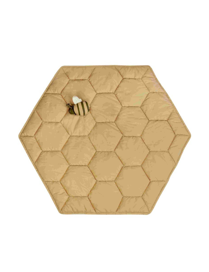 Mata do zabawy Honeycomb 100 x 100 cm, Planet Bee, Lorena Canals
