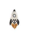 Poduszka rakieta Rocket M,  "Mom, I want to be an astronaut" Lorena Canals